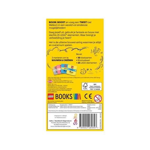 Lego Activity Cards Recreate Huisdieren