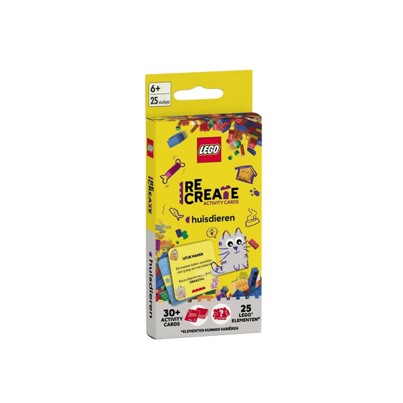Lego Activity Cards Recreate Huisdieren
