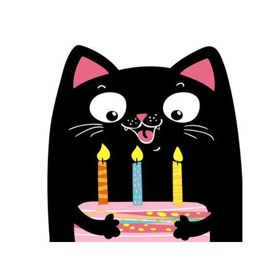 Duni Servetten 33x33cm 12stuks Silhouettes - Party Cat