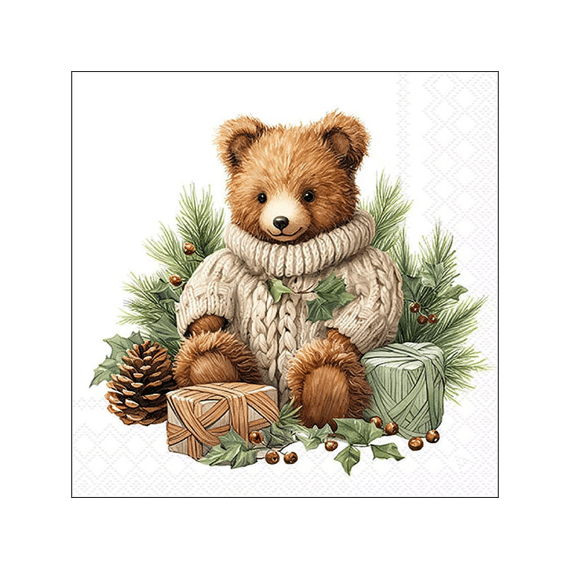 Duni Servetten 33x33cm 20stuks Cuddly Bears