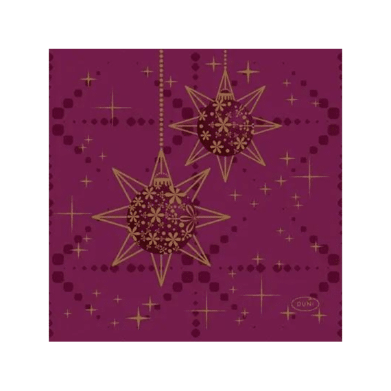 Duni Servetten 24x24cm 20stuks Gilded Bauble