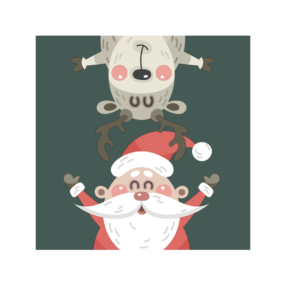 Duni Servetten 33x33cm 20stuks Santa & Deer