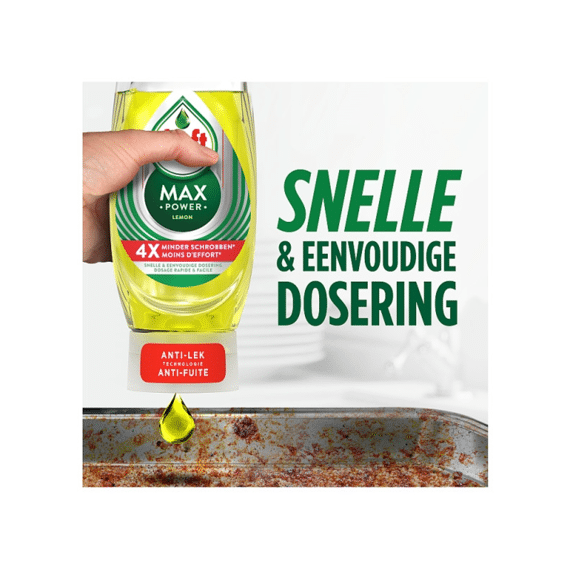 Dreft Afwas Vloeibaar Max Power Lemon 730ml