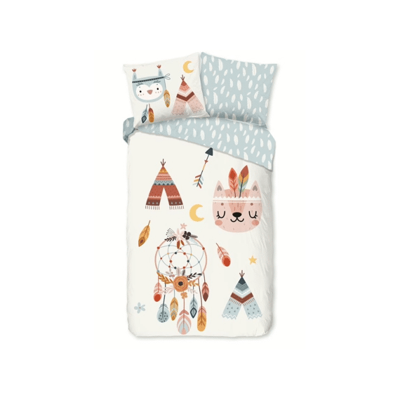 Good Morning Dekbedovertrek Kids Dreamy Multi 140x220+1 60x70cm