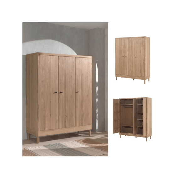 Jaxx Forrest Eik Kast 3 Deuren