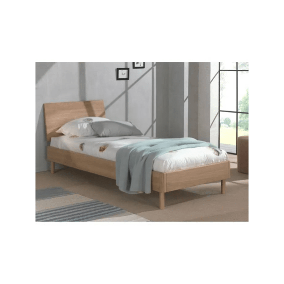 Vipack Forrest Eik Bedbank 90x200 (incl.lattenbodem)