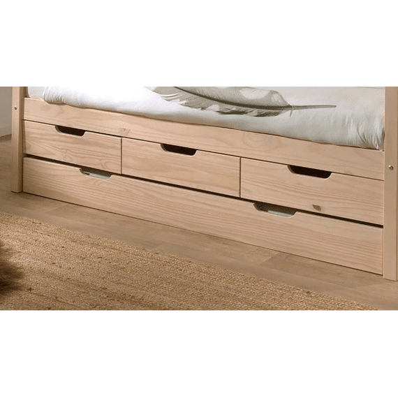 Vipack Forrest Eik Bedlade 90x200