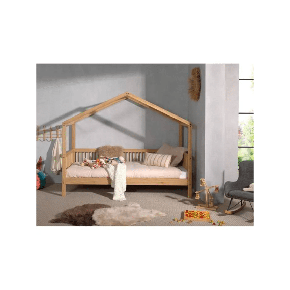 Vipack Forrest Eik Huisbed 90x200 (incl.lattenbodem)