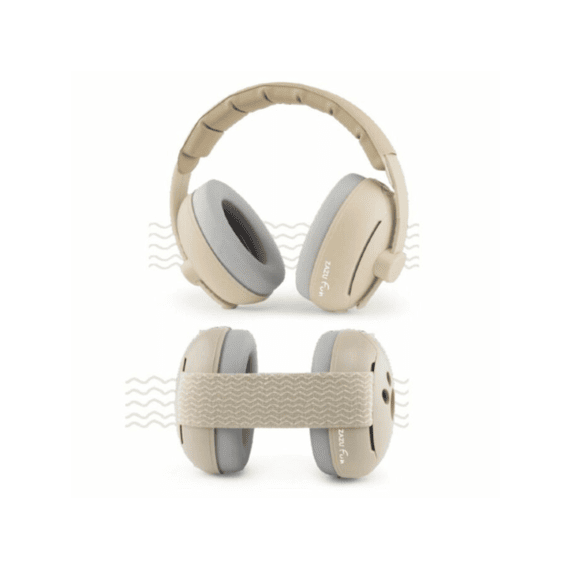 Zazu Gehoorbeschermer 2 In 1 Baby/junior Taupe