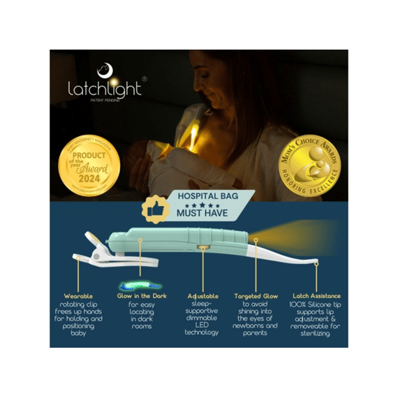 Latchlight Nachtlampje Mint/White