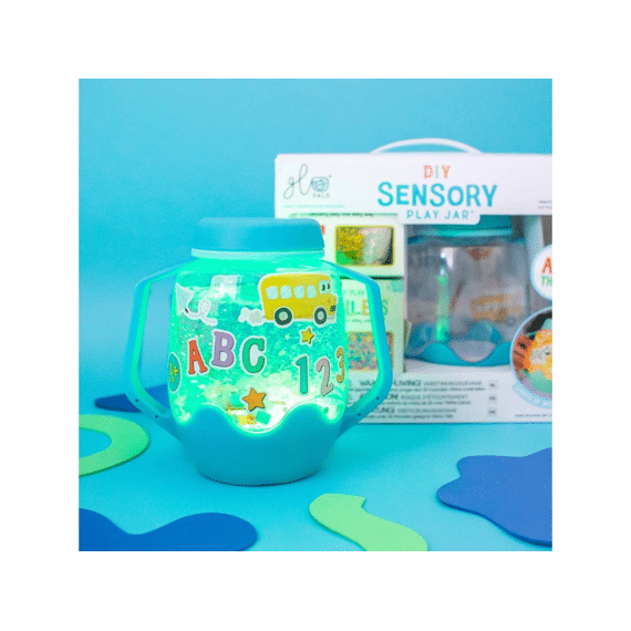 Glo Pals Jar Set Blue Abc