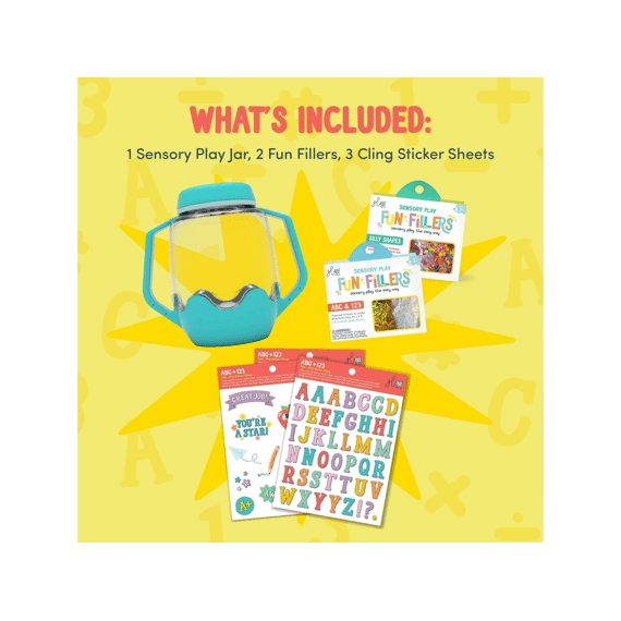 Glo Pals Jar Set Blue Abc