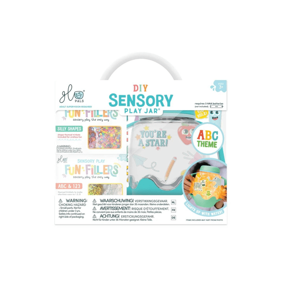 Glo Pals Jar Set Blue Abc