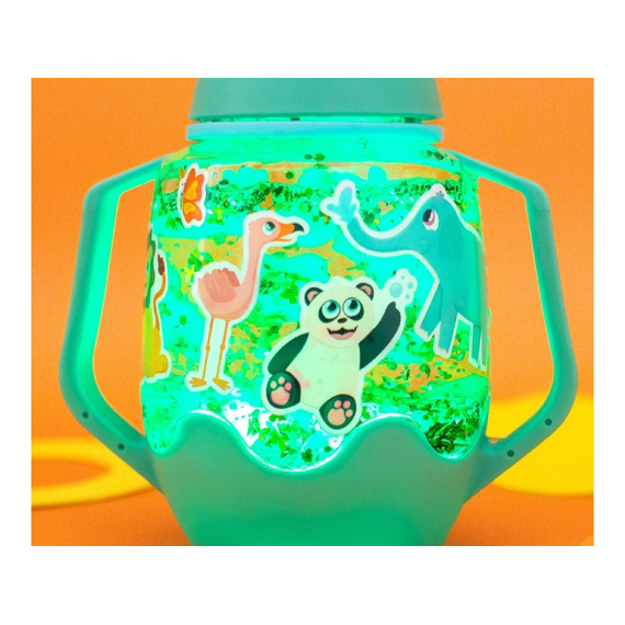 Glo Pals Jar Set Green Zoo