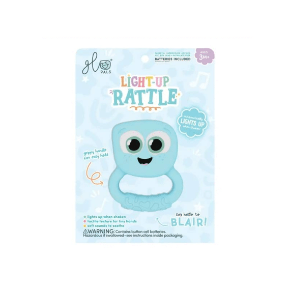Glo Pals Rattle Blair Blue