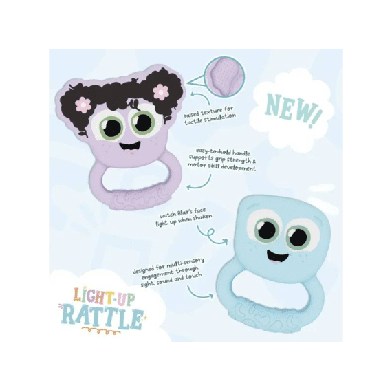 Glo Pals Rattle Blair Blue