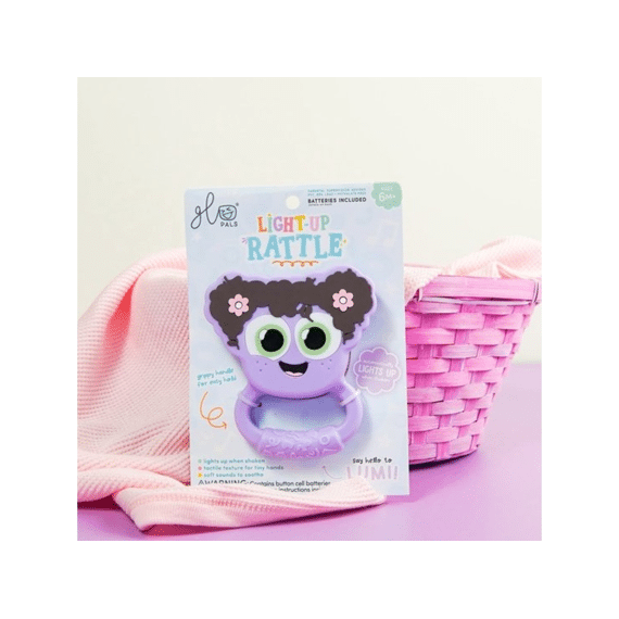 Glo Pals Rattle Lumi Purple