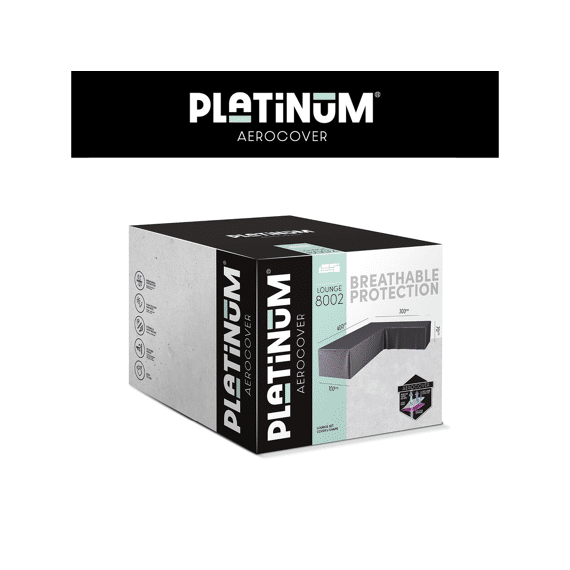 Platinum Aerocover Lounge Set Lage Rug Hoes L-vorm 400x300x100xh70cm Rechts
