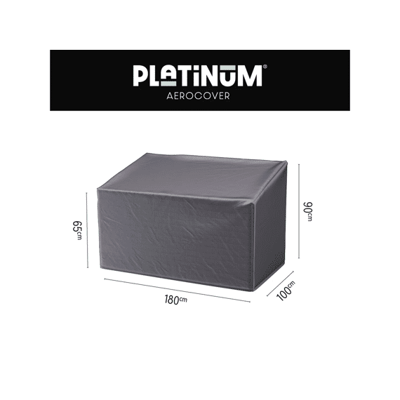 Platinum Aerocover Lounge Zetel Hoge Rug Hoes 180x100x65/90cm