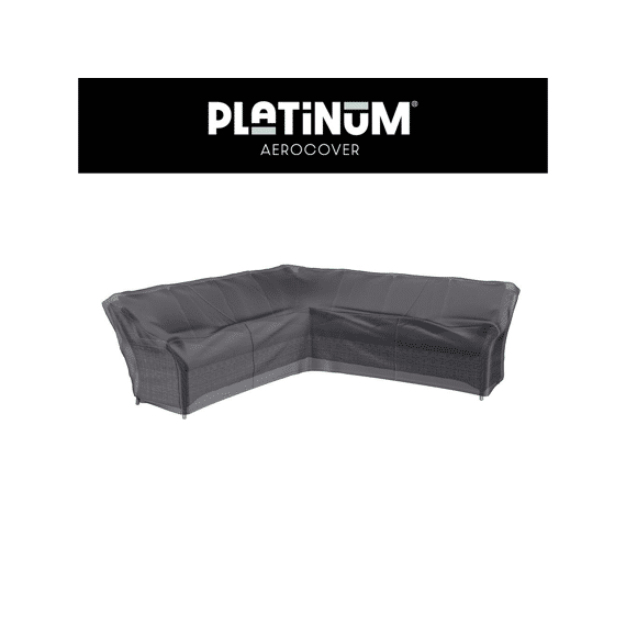 Platinum Aerocover Lounge Set Hoge Rug Hoes L-vorm 255x255x100xh65/90cm