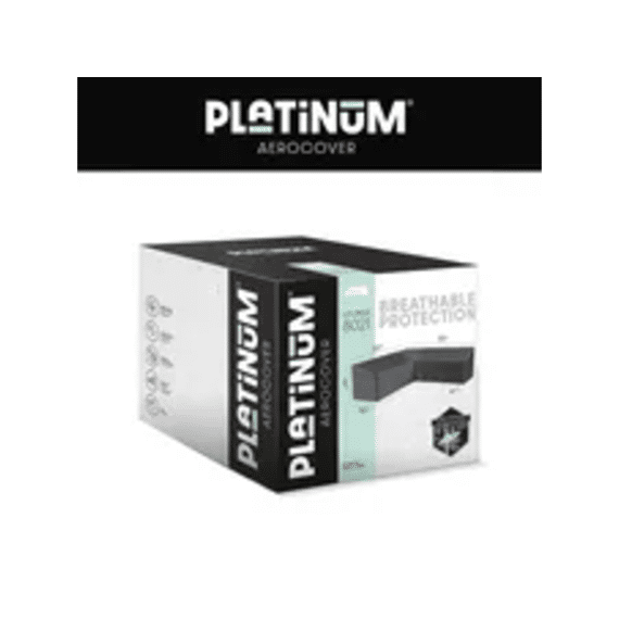 Platinum Aerocover Lounge Set Hoge Rug Hoes L-vorm 255x255x100xh65/90cm