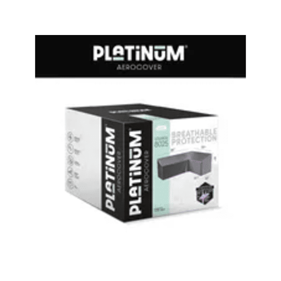 Platinum Aerocover Lounge Set Hoge Rug Hoes L-vorm 285x220x100xh65/90cm Rechts