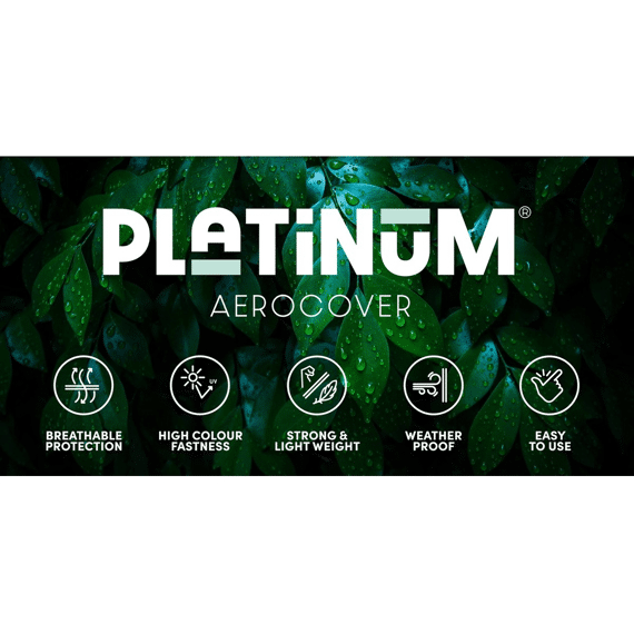 Platinum Aerocover Lounge Set Hoge Rug Hoes L-vorm 305x255x100xh65/90cm Rechts