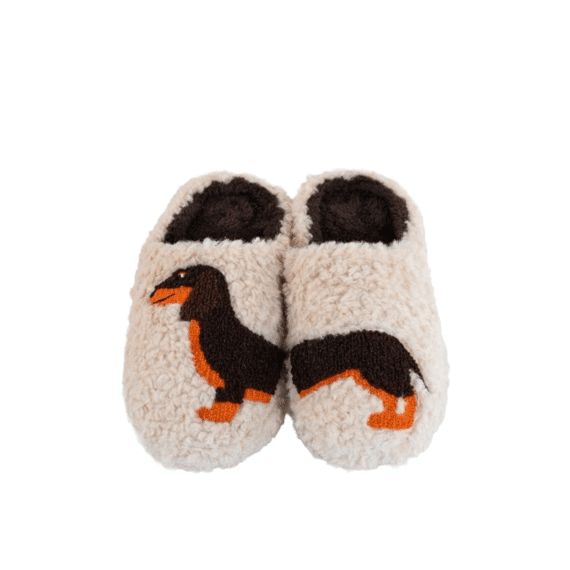 Wd Lifestyle Pantoffels Décor Teckel. Maat M/l.