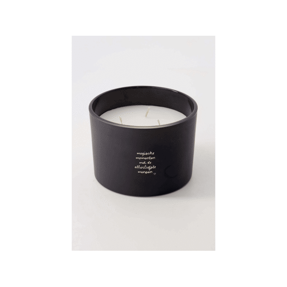 Zusss Geurkaars Glas Magische Momenten Zwart