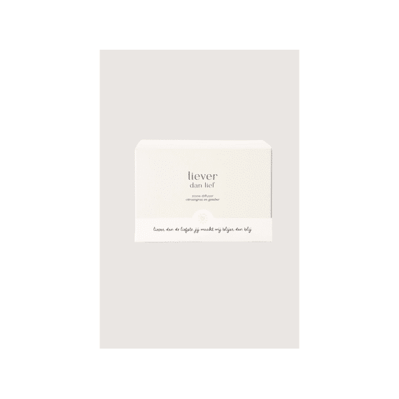 Zusss Diffuser Lava Steen Liever Dan Lief Off White