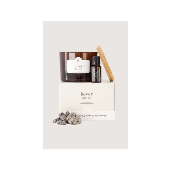 Zusss Diffuser Lava Steen Liever Dan Lief Off White