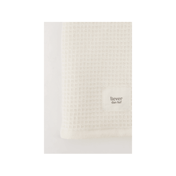Zusss Gastendoekje Liever Dan Lief Off White