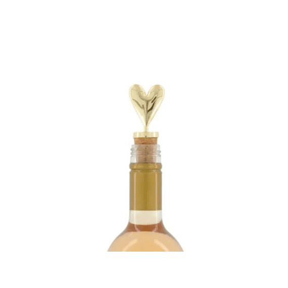 Zusss Wijnstopper Metaal Hartje