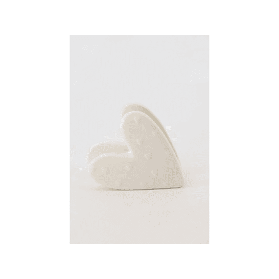 Zusss Servethouder Keramiek Hartje Wit