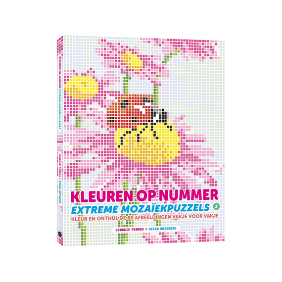 Kleuren Op Nummer: Extreme Mozaïekpuzzels