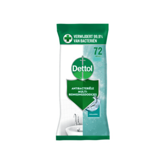 Dettol Reiniger Doekjes Antibacterieel Oceaanfris 72 Stuks