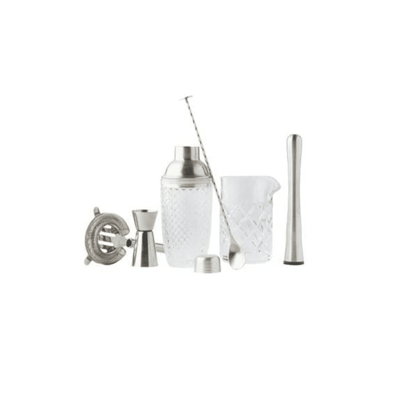 Point-virgule Cocktailset Uit Glas En Rvs 6-delig