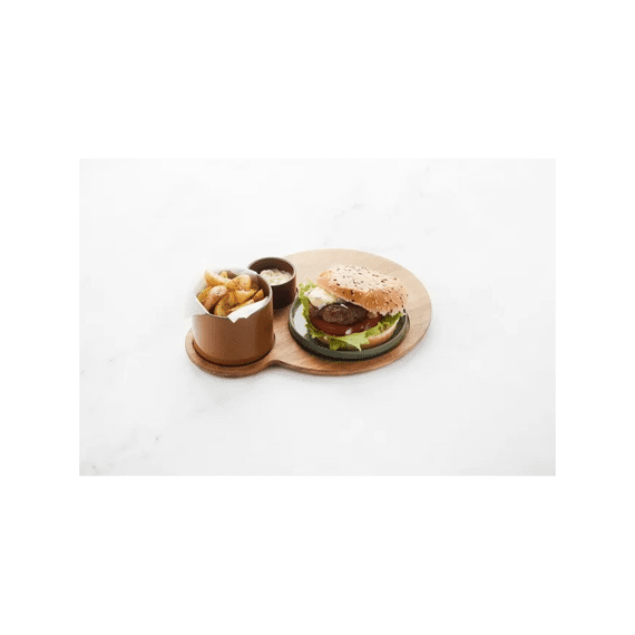 Point-virgule Sharing Set Hamburgerplank En 3 Schaaltjes