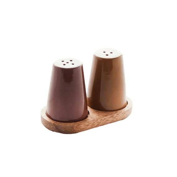 Point-virgule Sharing Set Peper- En Zoutvat En Houder 11x6x7cm