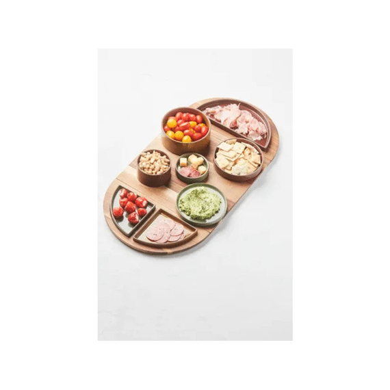 Point-virgule Sharing Tapas Bowl Uit Steengoed Keramiek Vintage Maroon 10x10x6cm