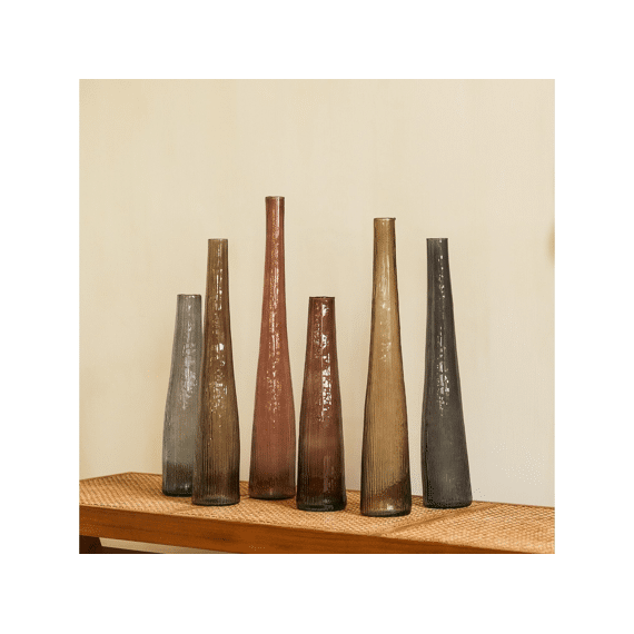 S&p Vaas 9xh50cm Bruin Twig