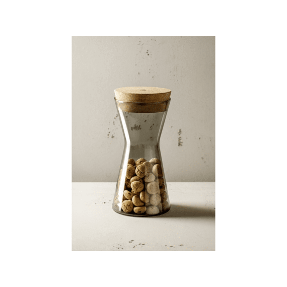 Leonardo Forma X Voorraadpot Grijs 22cm