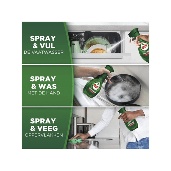 Dreft Afwas Power Spray 3-in-1 Lemon 500ml