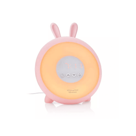 Rabbit Wake Up Lamp Met Alarmklok Roze