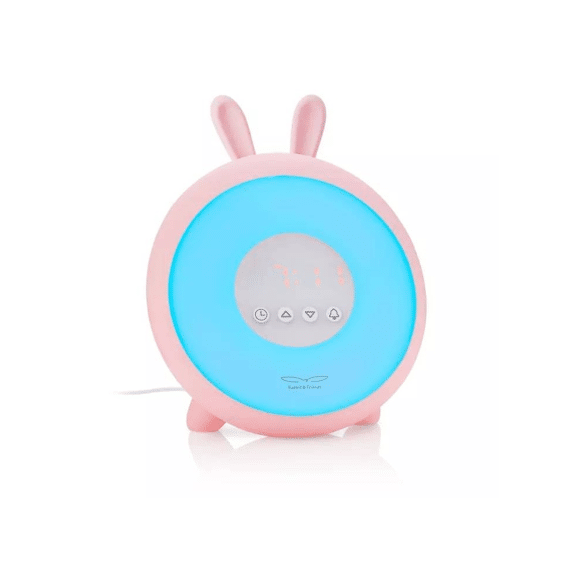 Rabbit Wake Up Lamp Met Alarmklok Roze