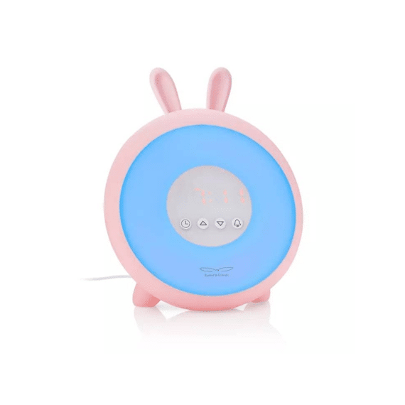 Rabbit Wake Up Lamp Met Alarmklok Roze