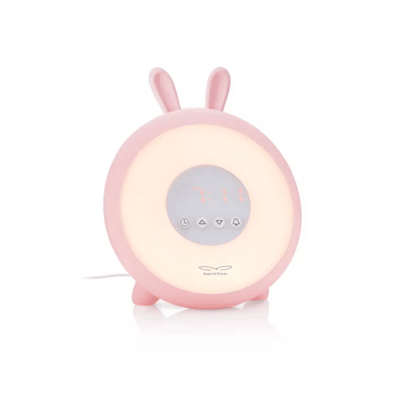 Rabbit Wake Up Lamp Met Alarmklok Roze