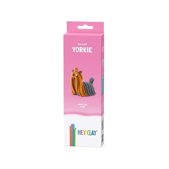 Hey Clay Set Met 3 Potjes Air-dry Boetseerklei Yorki
