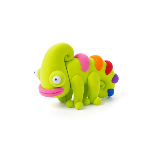 Hey Clay Set Met 3 Potjes Air-dry Boetseerklei Kameleon