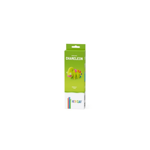 Hey Clay Set Met 3 Potjes Air-dry Boetseerklei Kameleon